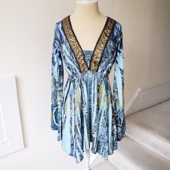 ONE WORLD Dresses & Skirts - 🌵 One World Pattern and Sequin Dress EUC